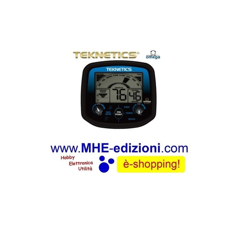 OMEGA 8000 10 DD Teknetics Metal Detector
