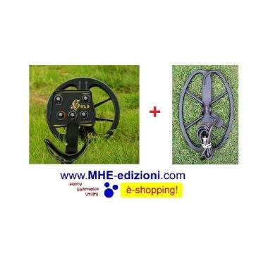 Vista GOLD VLF Metal Detector Deeptech con 2 piastre
