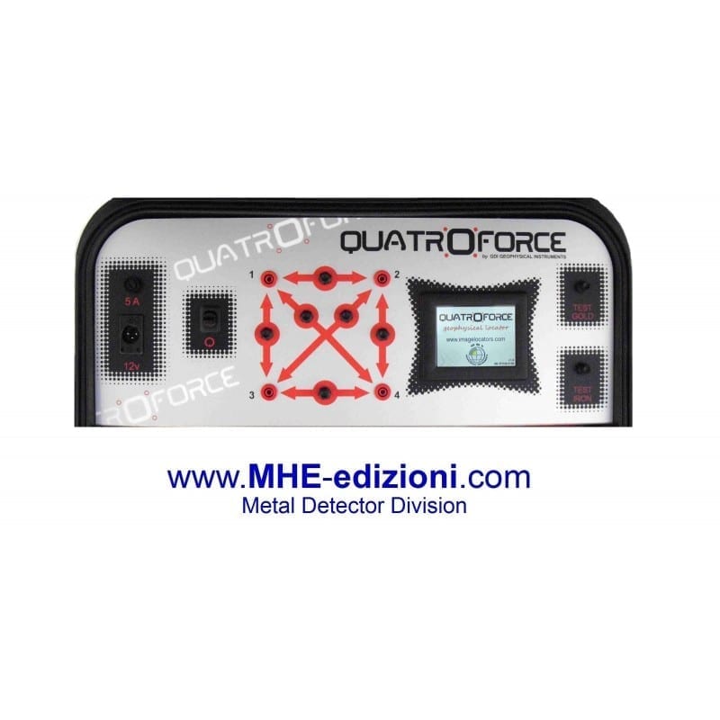QUATROFORCE Localizzatore Geofisico e Gold Long Range Metal Detector