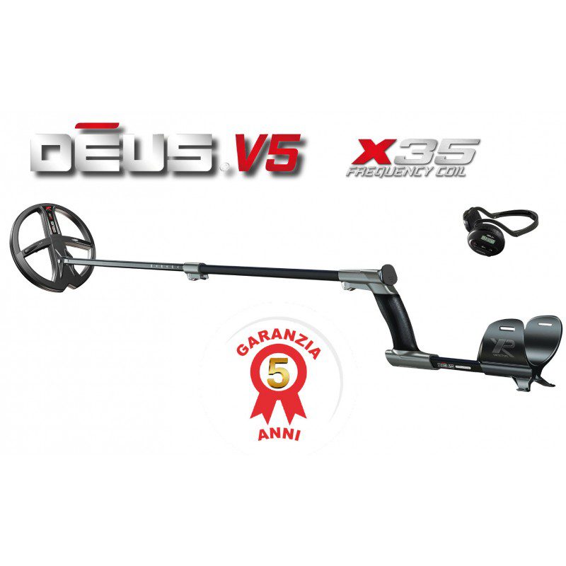 DEUS FULL cuffie WS4 e TELECOMANDO Piastra 9" X35 - Metal Detector XPlorer WIRELESS