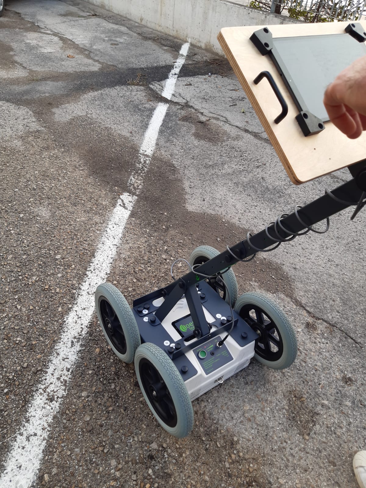 OERAD GEORADAR SCUDO PRO CON SOFTWARE, CARRELLO