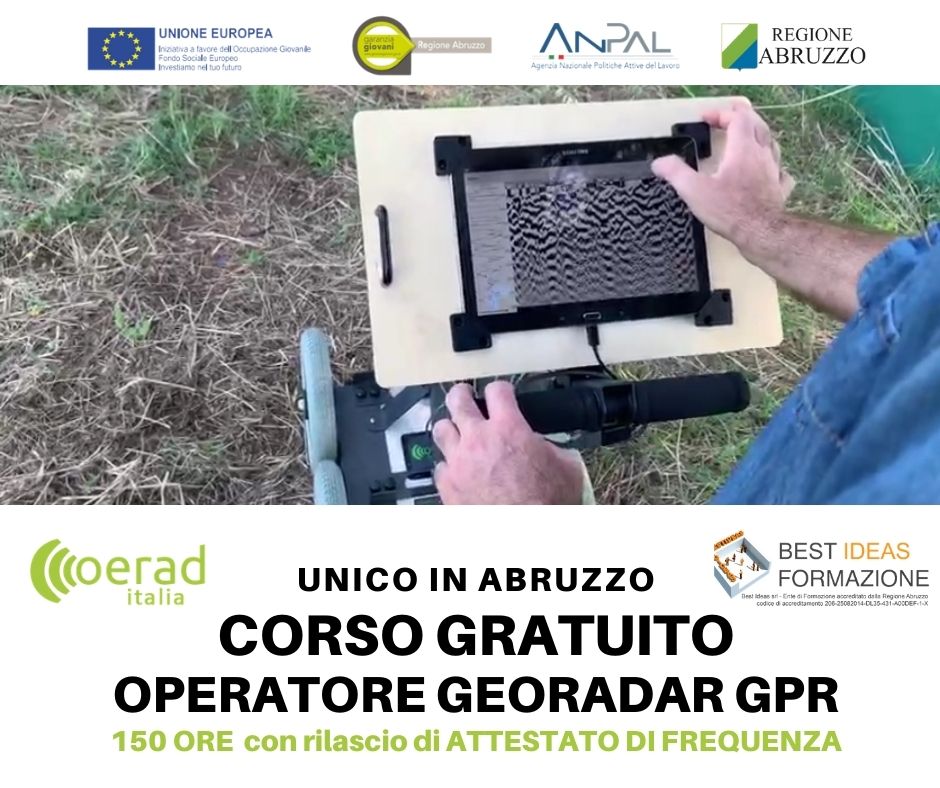 corso gratuito operatore georadar gpr abruzzo